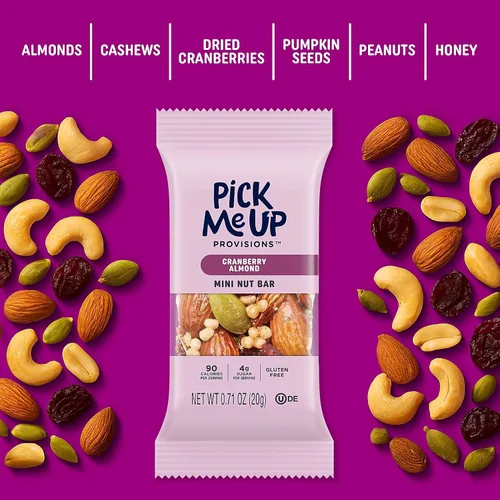 Miniatura 3 de Pick Me Up Provisions™ Mini barra de nuez de arándano y almendra sin gluten, 0.71 onzas, 20 barras/caja