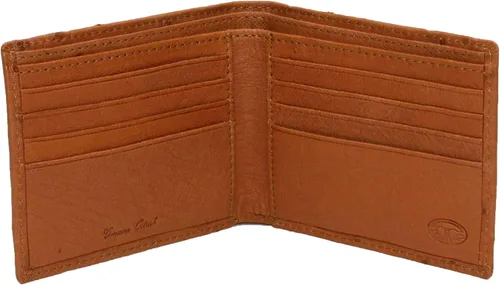 Miniatura 2 de Torino Cartera de cuero genuino de avestruz Billfold