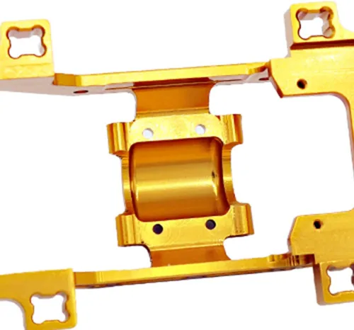 Miniatura 4 de Marco de chasis de metal completo para FMS 1/24 Power Wagon FCX24 RC Crawler Car Model Upgrade Part (dorado)
