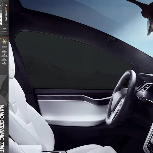 Miniatura 20 de MotoShield Pro - Tinte de cerámica de alta calidad, 0.05 mm de grosor, para ventana de automóvil, con 99 % de reducción de calor por infrarrojos