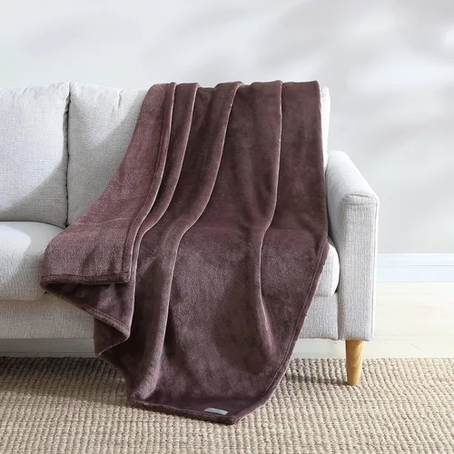 Miniatura 13 de Eddie Bauer - Manta, ropa de cama reversible de sherpa súper suave y forro polar cepillado, mantas para sofá, ideal para descansar