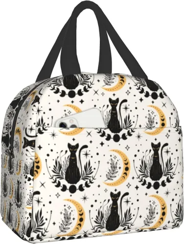 Miniatura 15 de Nerxy Lonchera a cuadros de búfalo azul, moderna, 8 x 5 x 8.5 pulgadas, suave bolsa de almuerzo para mujeres, niños, adultos, trabajo, escuela