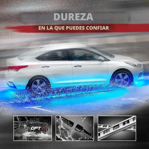 Miniatura 4 de Juego de luces LED para debajo del auto Aura OPT7 en todos los colores. Matriz, CAR
