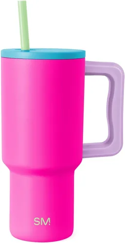 Miniatura 53 de Simple Modern Vaso Trek de 40 oz con Asa y Tapa con Pajilla Vaso de Viaje Aislado de Acero Inoxidable Apto para Portavasos Slumberland