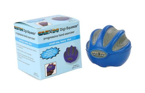 Miniatura 13 de CanDo 10-1995 Digi-squeeze Ejercitador para manos, Grande, M, Verde: Medio, 1
