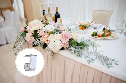 Miniatura 3 de NAVADEAL Clips de mantel para mesa de 1 a 1 1/4 pulgadas con gancho y bucle, paquete de 25 unidades, ideales para bodas, hogar, reuniones, fiestas