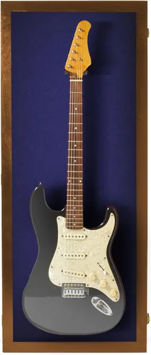 Miniatura 15 de PENNZONI Vitrina para guitarra eléctrica, estuche acrílico para guitarra eléctrica, soporte de pared, estuche de pared para guitarra hecha de marco
