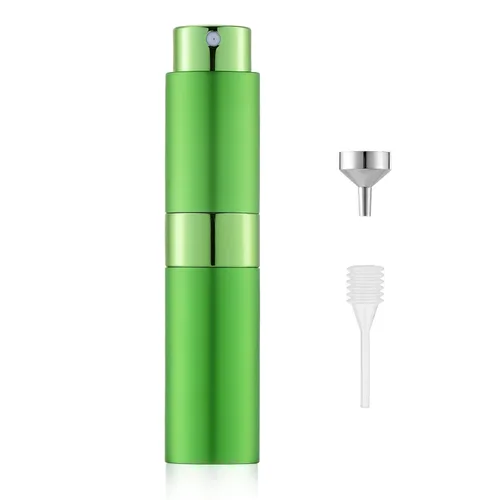 Miniatura 14 de LISAPACK Botella de spray de perfume de 8 ml con atomizador para viajes, dispensador de colonia recargable vacío, rociador portátil (Negro mate)