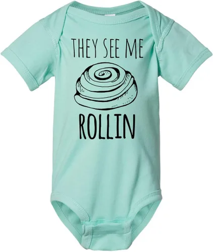 Miniatura 14 de Lindo mameluco, body de bebé dulce, mameluco gráfico, camisas con refranes, gris jaspeado, frío o lavanda