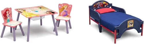Miniatura 11 de Delta Children Juego de mesa y silla para niños con almacenamiento, ideal para artes y manualidades, merienda, educación en casa, tareas y más