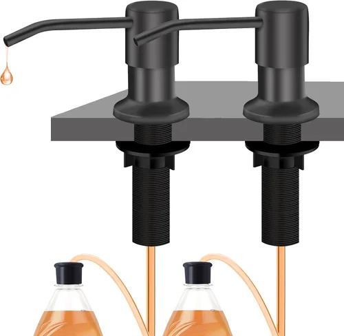 Miniatura 8 de Dispensador de jabón para fregadero, dispensador de jabón para fregadero Kichen, kit de tubo de extensión de 47 pulgadas, bomba dispensadora