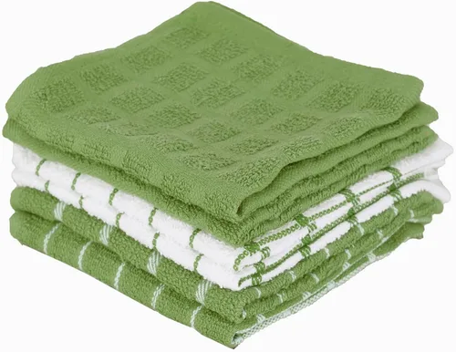 Miniatura 11 de Ritz Juego de paños de cocina a cuadros: altamente absorbente y súper suave - 100% algodón, paños de limpieza de cocina duraderos para limpiar mesas