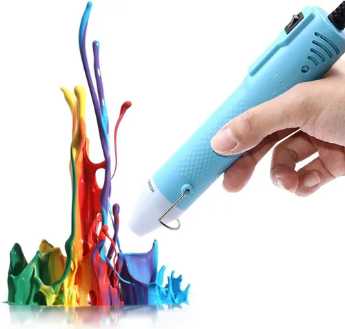 Miniatura 7 de mofa Pluma de Calor para Repujado, Mini Pistola de Calor, Herramientas de Pluma de Aire Caliente, Pluma Termorretráctil con Soporte Para Bricolaje
