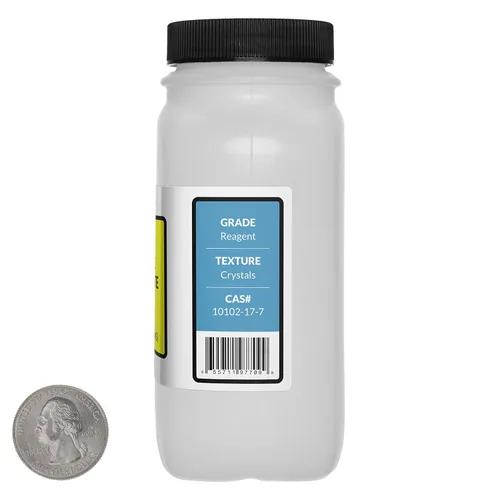 Miniatura 2 de Tiosulfato de sodio pentahidrato [Na2S3O3.5H2O] Cristales de grado AR 99% 1 Lb en dos botellas