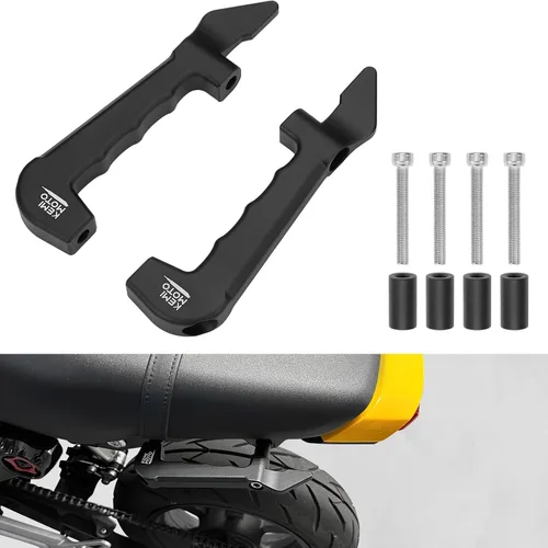 KEMIMOTO Barra de agarre para pasajero trasero compatible con Grom 2026 2025 2024 2023 2022 para asiento trasero Grom MSX125 2022+
