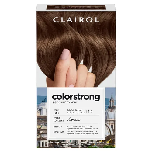 Miniatura 27 de Clairol ColorStrong - Tinte de cabello permanente sin amoniaco, color ceniza claro 6.1 - Color de cabello Machu Picchu, paquete de 1 unidad 6.1