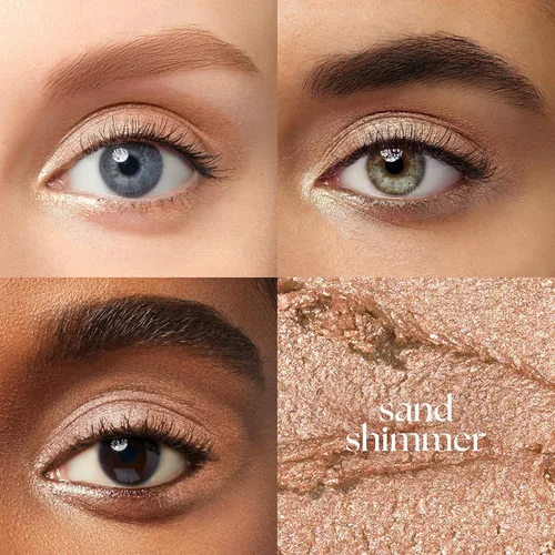 Miniatura 2 de Julep - Sombra de ojos 101 de crema a polvo, impermeable, en barra – brillo arenoso – sombra de ojos cremosa brillante con tono champán, de larga 17