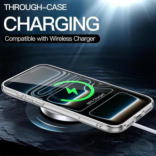 Miniatura 5 de JETech - Funda para iPhone 17 Pro de 16 cm, cubierta a prueba de golpes sin amarillamiento, parte trasera transparente antiarañazos (transparente)