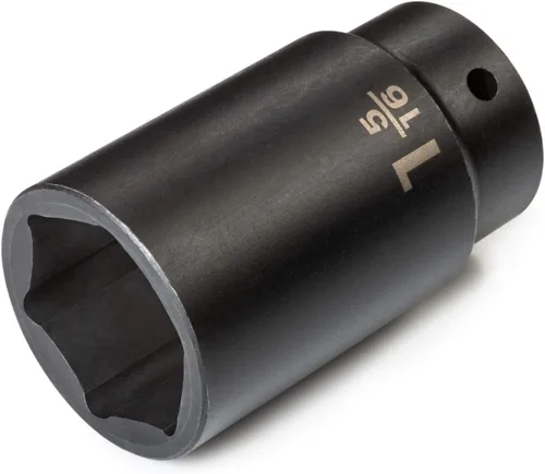 TEKTON SID23033 Dado de impacto profundo de 6 puntos de 1 5/16 pulgadas impulsor de 1/2 pulgada