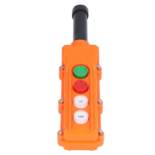 Miniatura 3 de COB-61A interruptor de botón de empuje de grúa Interruptor de control remoto de alzamiento a prueba de lluvia para grúas puertas traseras