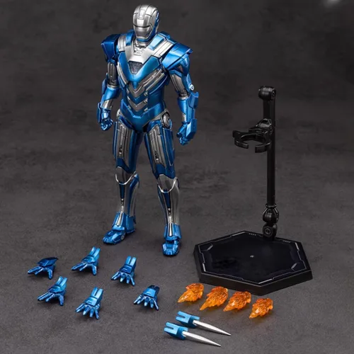 Miniatura 5 de HiPlay ZD, Iron Man MK30, versión no luminosa, escala 1/10, juego completo de figuras de acción coleccionables 1906-30