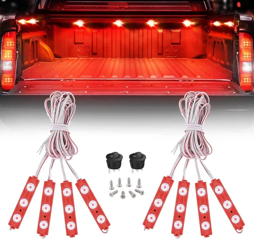 Miniatura 14 de Nilight 2 piezas de 24 pulgadas de tira de luces estroboscópicas para parrilla de camiones, 384 LED, luz de emergencia ámbar, flexible, intermitente