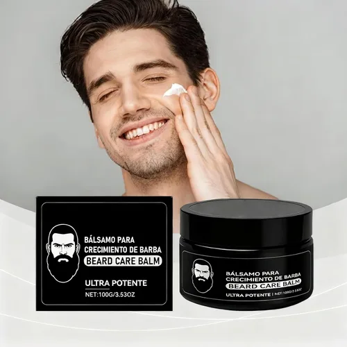 Miniatura 7 de Estimulante para Barba, Apolo Cosmetics Para Barba, Ultra Potente Bálsamo de Crecimiento, New De Barba, Estimulante Barba Hidrata y Fortalece