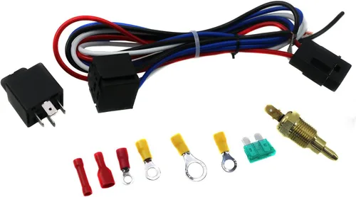 Miniatura 6 de Radiador de aluminio de 3 filas para Nissan Datsun 240Z 260Z 2.4/2.6L 1971 1972 1973, radiador de aluminio con kit de relé de ventilador de cubierta