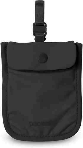 Pacsafe Coversafe S25 - Funda para sujetador secreto antirrobo, Negro -, Coversafe S25 - Bolsa oculta para sujetador de viaje para mujer, lavable