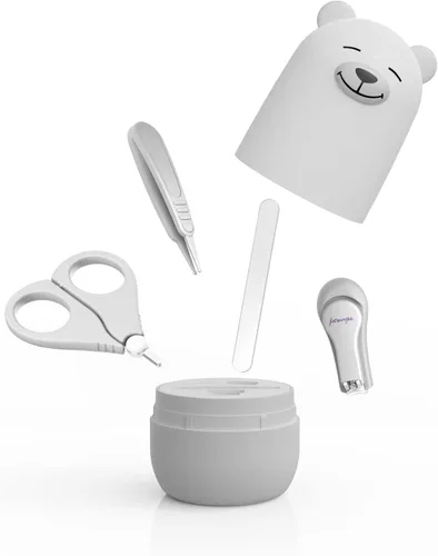 Miniatura 18 de Juego de cortaúñas para bebé, kit de uñas para bebé con bonito estuche, manicura infantil y pedicura para cuidado de la salud para recién nacidos
