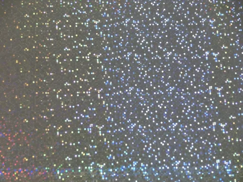Miniatura 4 de GLEAM FOIL Lámina holográfica para máquinas de estampado en caliente. (El patrón de color es patrón de puntos holográficos).