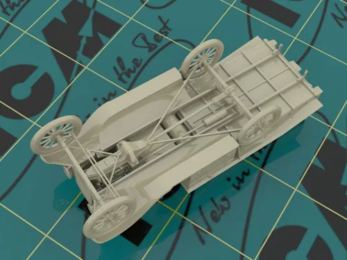 Miniatura 6 de ICM 35665 - Modelo T 1917 Ambulancia (Early), WWI AAFS Car - Escala 1:35