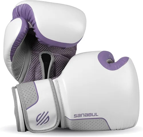 Miniatura 12 de Sanabul Guantes de Boxeo Hyperstrike para Mujeres, Guantes de Kickboxing MMA Muay Thai, Guantes de Entrenamiento de Boxeo Sparring, Guantes de Bolsa