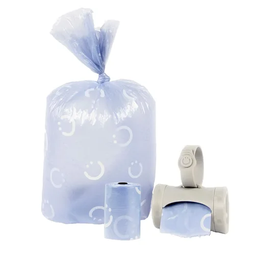 Miniatura 2 de Ubbi Dispensador de bolsas grises y bolsas de eliminación de residuos, aroma a lavanda, paquete de ahorro para bebés