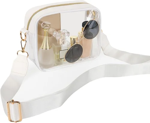 Miniatura 11 de Aveniee Clear Bag Stadium Approved, Clear Purses for Women, Cross body Bag for Concerts with Adjustable Strap