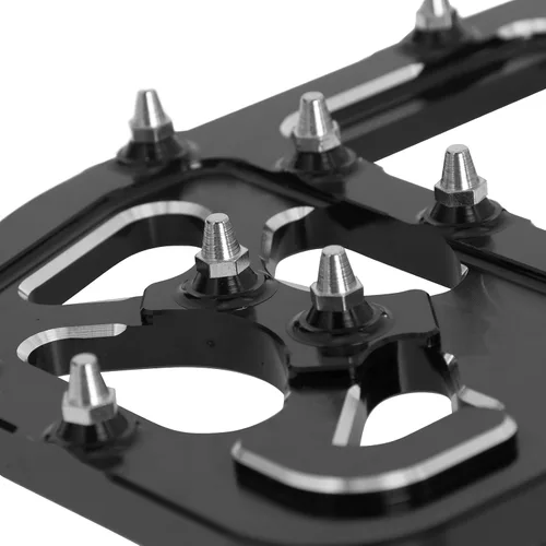 Miniatura 5 de Juego de tablas de suelo para conductor, estribos delanteros y traseros, MX Wide Offroad CNC Pedal de freno apto para Harley Touring Road Glide