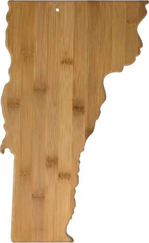 Miniatura 6 de Tabla para cortar y servir modelo Alabama de Totally Bamboo, de bambú 100%, para cocina y entretenimiento, Alabama, Marrón