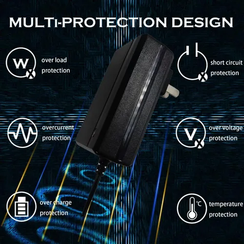 Miniatura 7 de JRRXM Cargador universal de 12 voltios y 24 voltios para coche de juguete alimentado por Batty para niños, la mejor opción de cargador adaptador