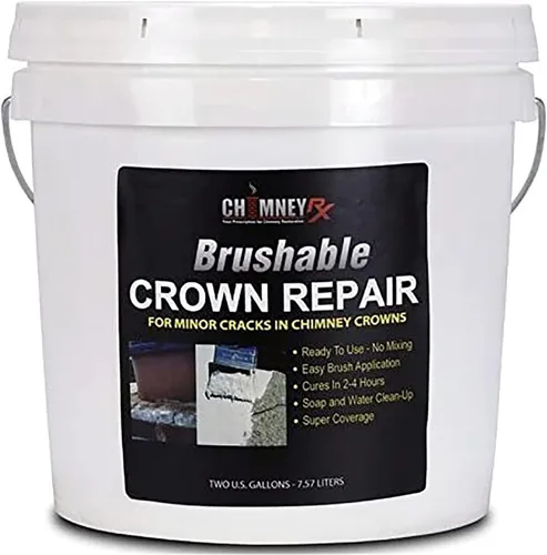Miniatura 7 de ChimneyRx Brushable Crown Repair reparador de chimeneas, 1 galón