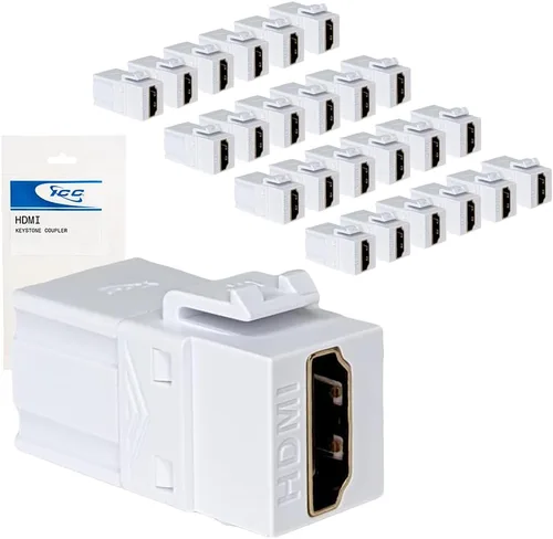 Miniatura 10 de ICC Acoplador modular HDMI en estilo HD, negro, individual