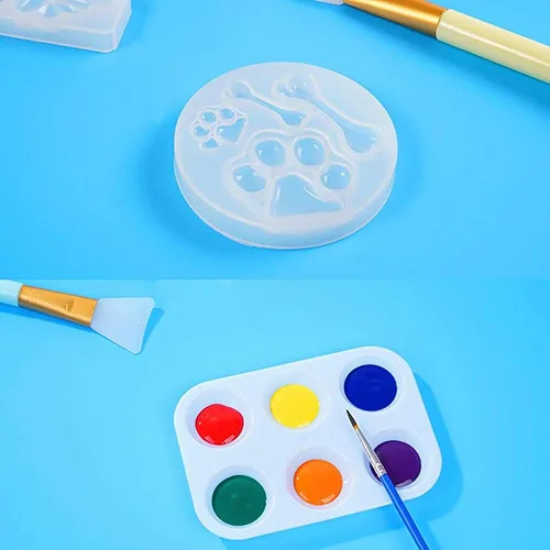 Miniatura 2 de Tapete de silicona para mesa, paquete de 3 alfombrillas de silicona para manualidades, herramientas de manualidades, tapete de maquillaje