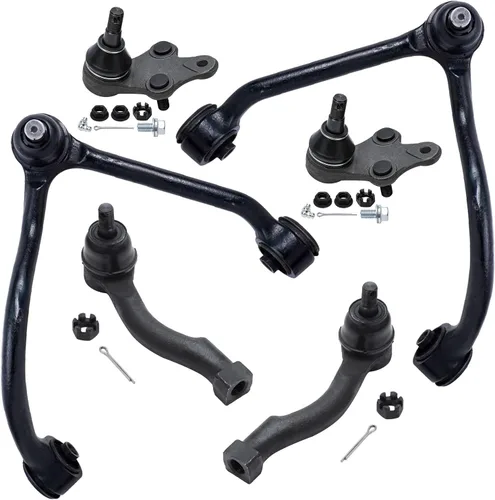 Miniatura 169 de Detroit Axle - Kit de brazos de control de extremo delantero 4WD para Ford 04-08 F-150, 06-08 Lincoln Mark LT, 4 extremos de barra de acoplamiento