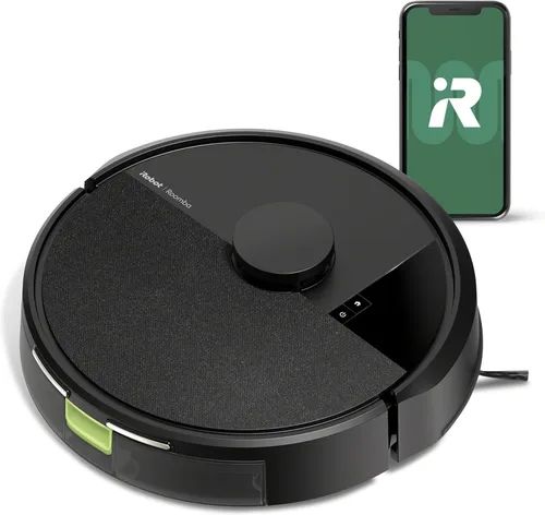 iRobot Roomba Robot Aspiradora de 105 Vac - Fácil de usar, succión intensa de elevación de potencia, navegación LiDAR, limpieza multisuperficie,