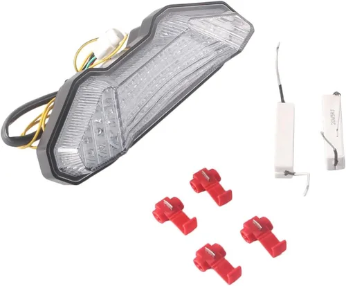 Miniatura 6 de Luz trasera integrada para motocicleta LED luz trasera compatible con Yamaha FZ-09 MT-09 2014 lente transparente