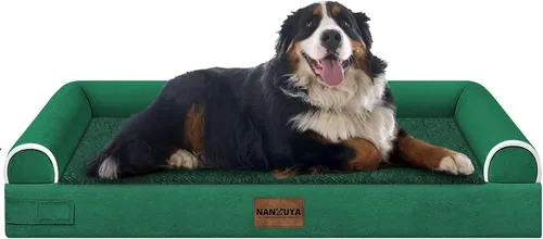 Miniatura 119 de Cama ortopédica lavable para perros medianos y grandes: cama con cojines de apoyo para perros medianos y grandes, cama impermeable de espuma tipo