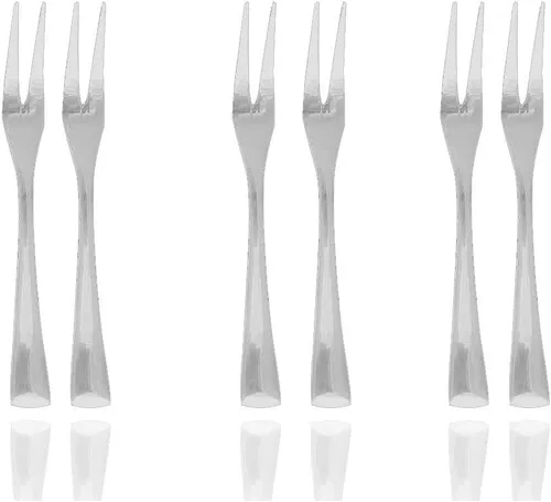 Miniatura 11 de JASHII Juego de cubiertos de acero inoxidable 18/10 de 20 piezas de plata pulida con espejo, cuchillo de cena, tenedor de ensalada, cuchara