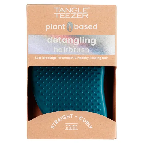 Miniatura 3 de Tangle Teezer Cepillo de pelo Cepillo original para desenredar cabello húmedo y seco Cepillo desenredante para cabello fino, rizado, grueso, Azul