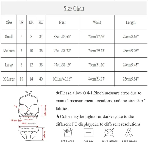 Miniatura 3 de Bikini halter de 2 piezas para mujer, traje de baño triangular con lazo lateral, tanga de lunares, ropa de playa