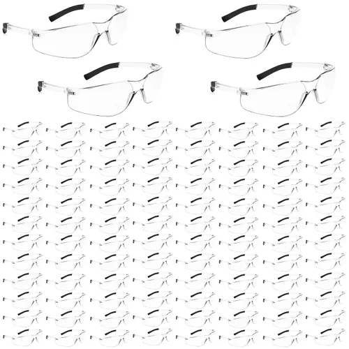 Miniatura 19 de Salfboy Juego de 30 gafas de seguridad tintadas con resistencia a arañazos ANSI Z87.1, gafas de protección ocular resistentes a arañazos para 118-30