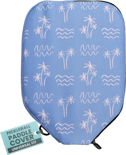 Miniatura 14 de Palms-O-Aces Pickleball Paddle Cover Canvas Padded Pickleball Paddles Sleeve with Zipper Lightweight Protective Paddle Case for Standard Paddles